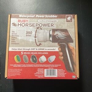 Ruby Horsepower Waterproof Power Scrubber